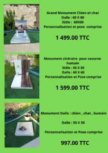 monument en verre tromper en verre personnaliser
